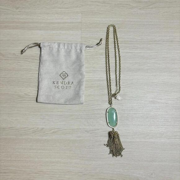 Kendra Scott Jewelry - Women’s Kendra Scott Boho Necklace Blue And Gold Vibe Festival Necklace